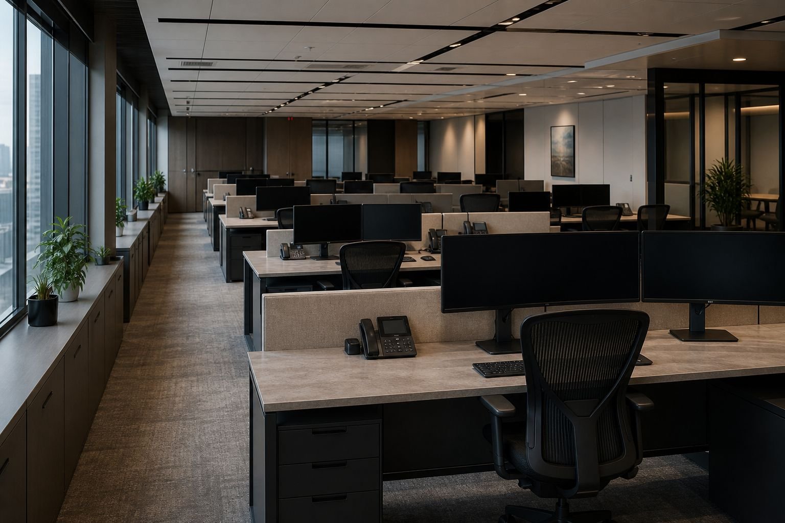 Office workstations and business computers