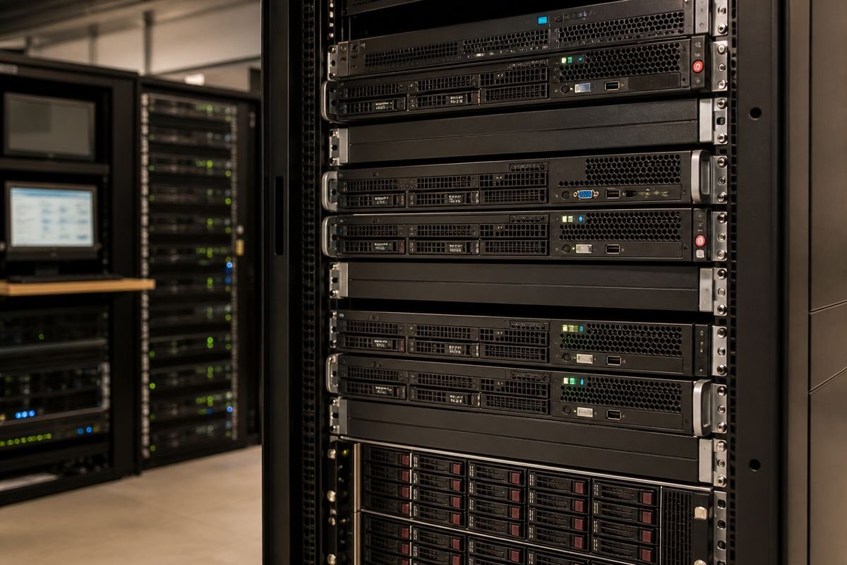 Rack-mounted enterprise servers